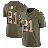 Nike Rams 21 Aqib Talib Olive Gold Salute To Service Limited Jersey Dzhi,baseball caps,new era cap wholesale,wholesale hats